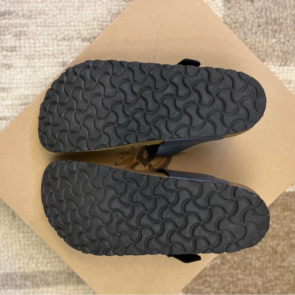 Birkenstock thong sandal and beautiful pearl navy - Picture 3 of 5